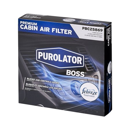 Purolator Purolator PBC25869 PurolatorBOSS Premium Cabin Air Filter w Febreze PBC25869